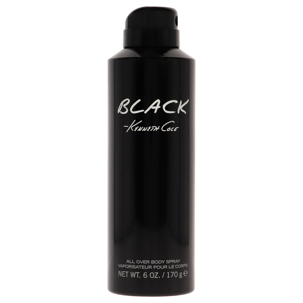 Kenneth Cole Black by Kenneth Cole for Men 6 oz Body Spray